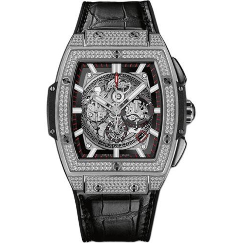Hublot Spirit of Big Bang Titanium Pave Watch-601.NX.0173.LR.1704