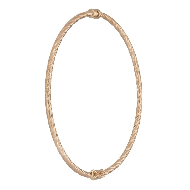 New 9ct Gold Twisted Bangle