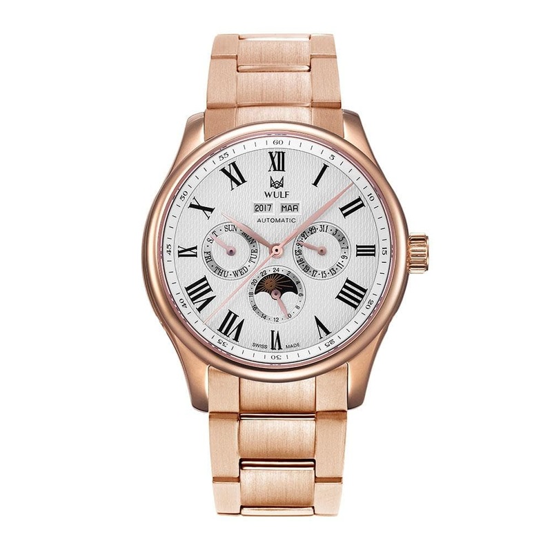 WULF LYCAN-X WF03.02M SWISS MECHANICAL BRACELET MEN’S WATCH